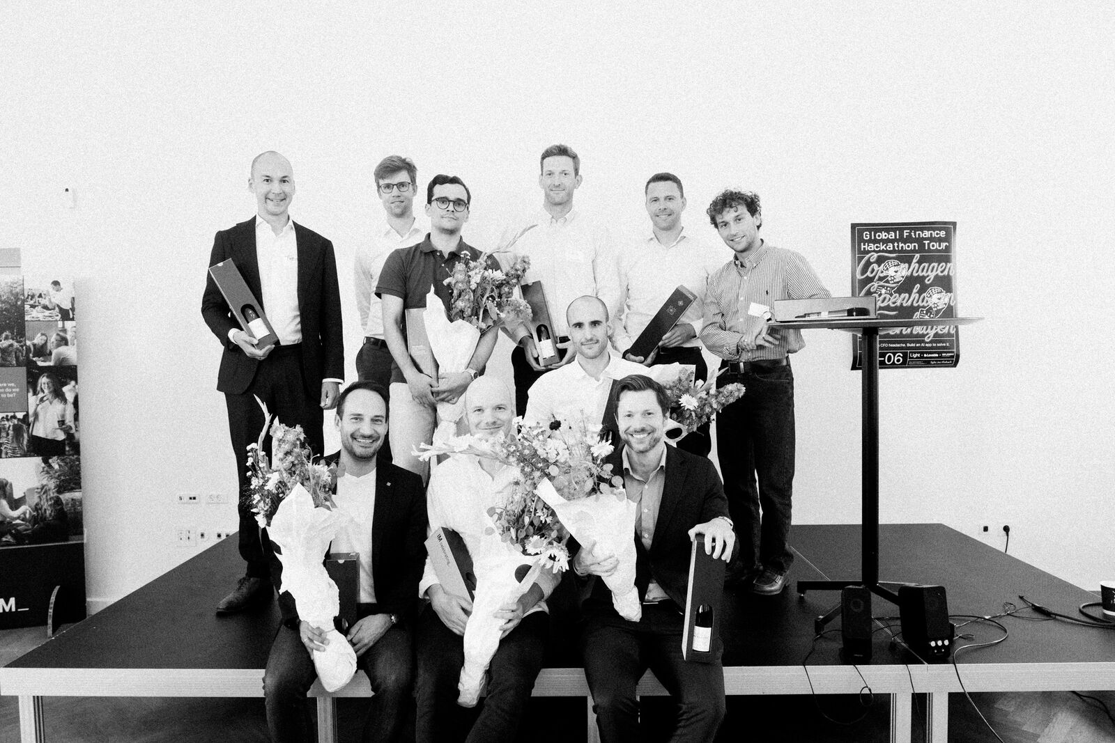 The winning Xellia team in Copenhagen